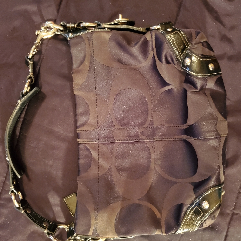 Small black Coach Purse